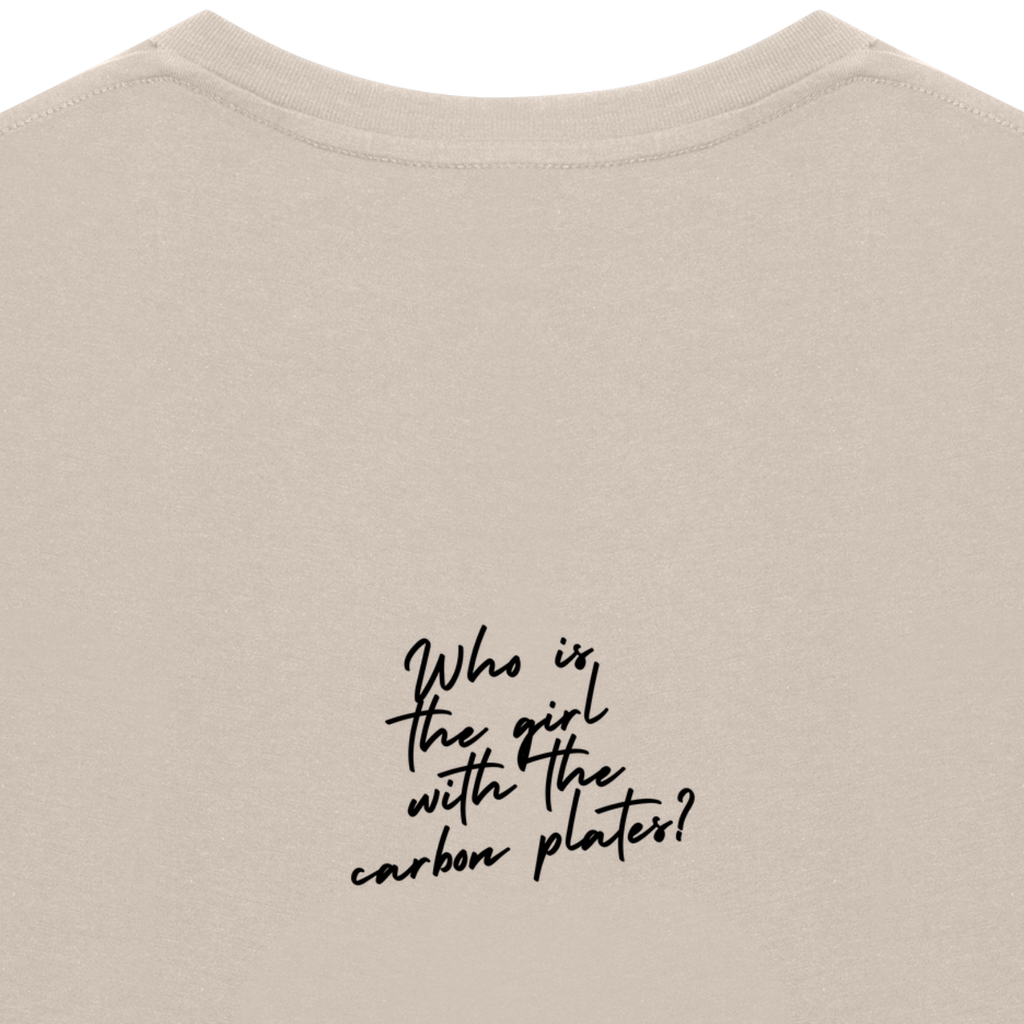 WHO'S THE GIRL WITH THE CARBON PLATES? Tee