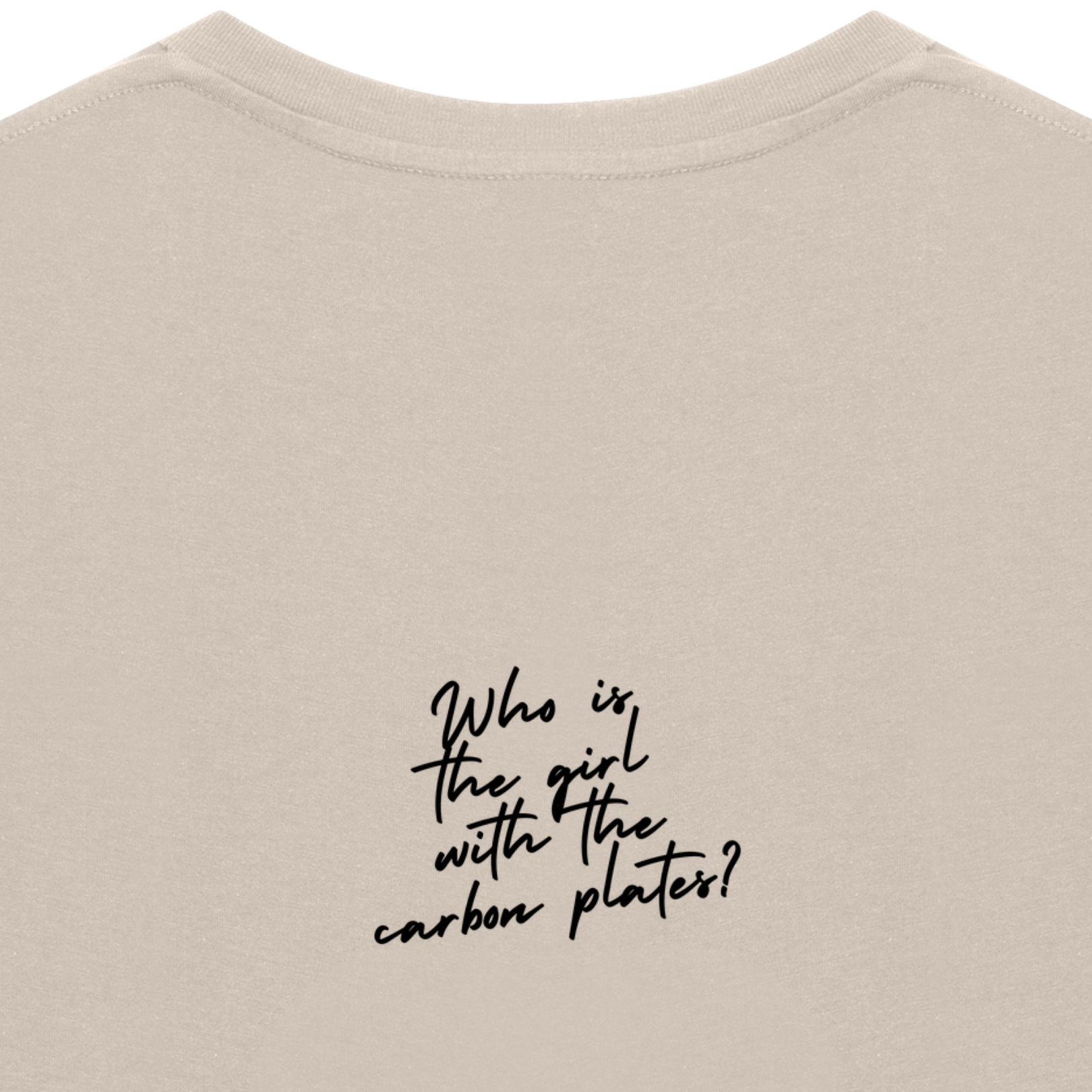 WHO'S THE GIRL WITH THE CARBON PLATES? Tee