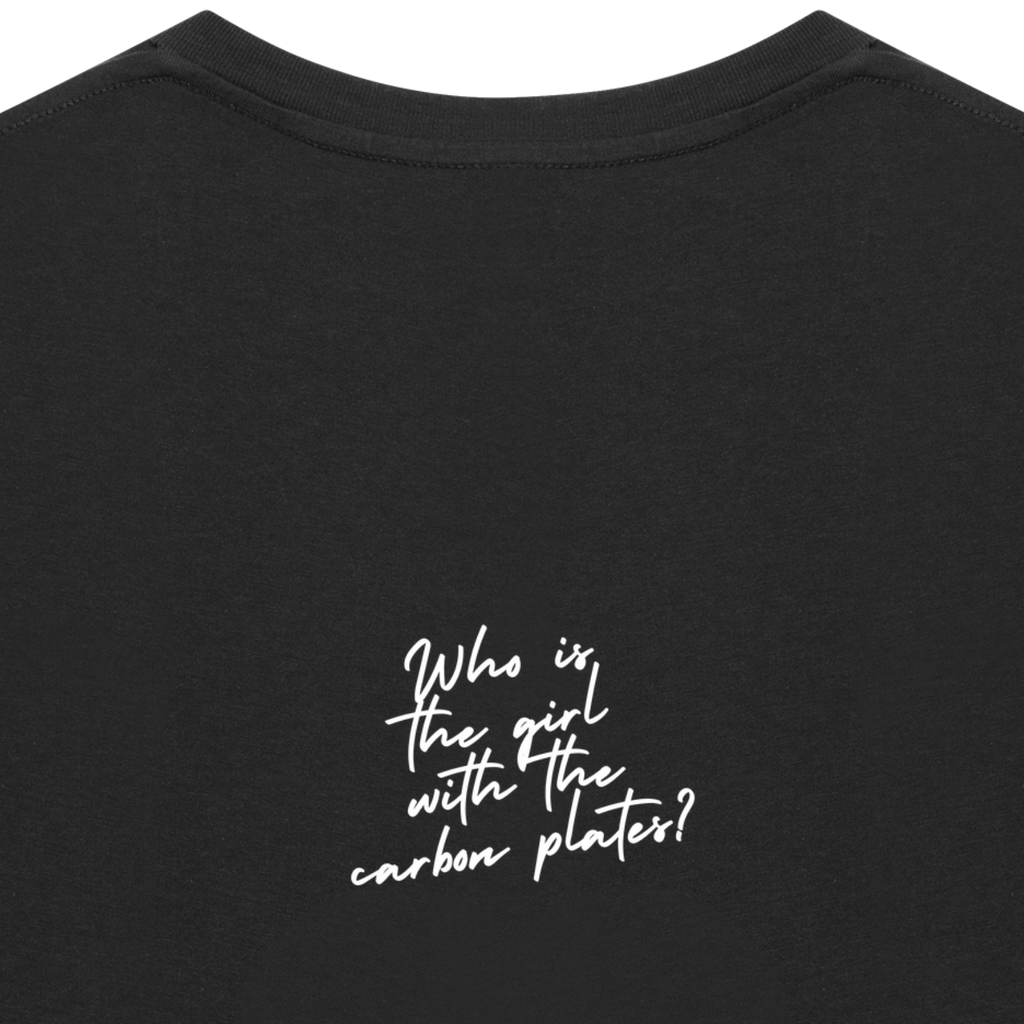 WHO'S THE GIRL WITH THE CARBON PLATES? Tee