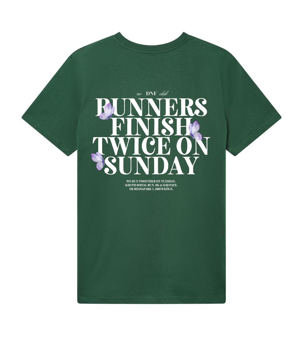 RUNNERS FINISH TWICE ON SUNDAY Crafter Tee