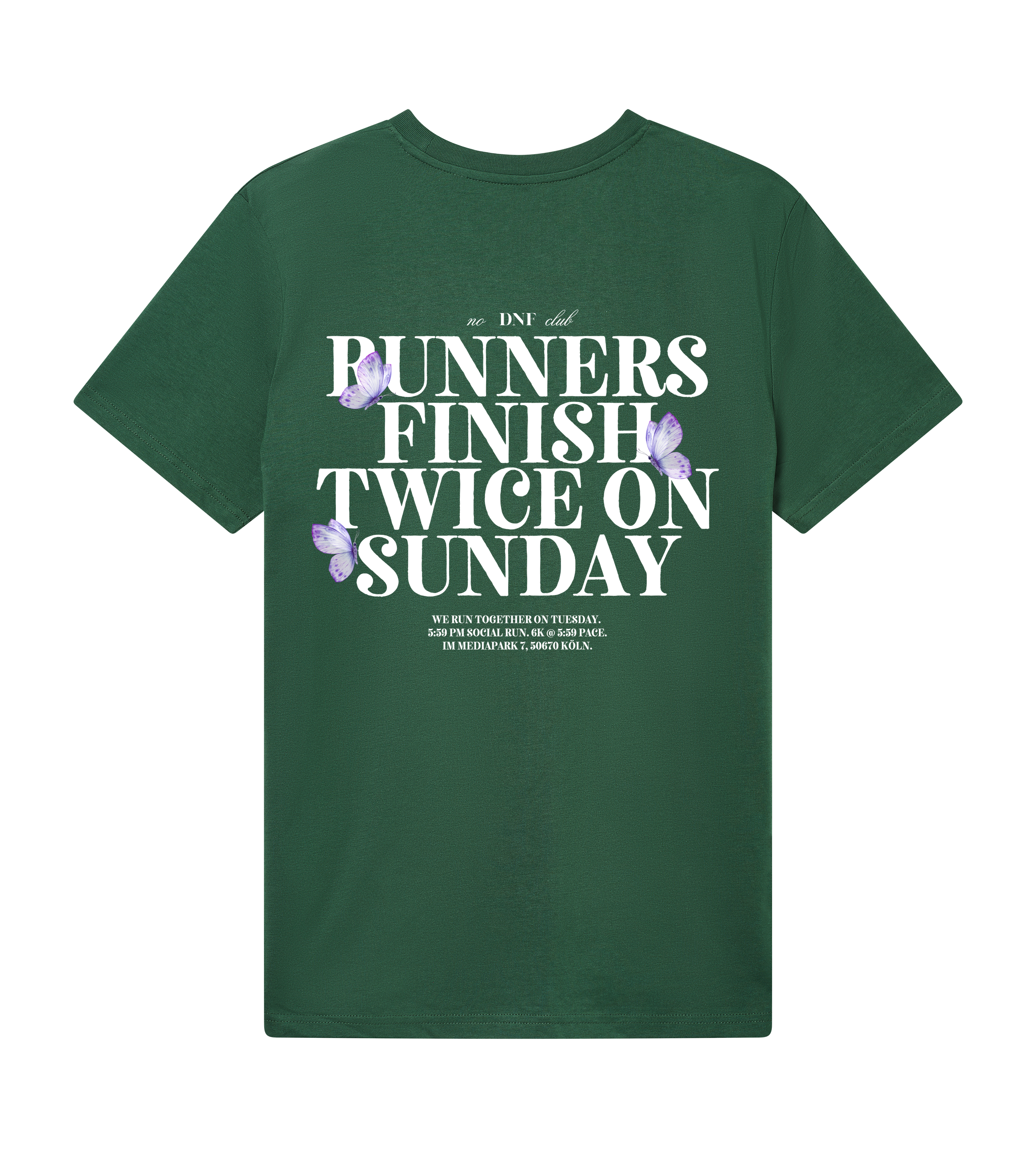 RUNNERS FINISH TWICE ON SUNDAY Crafter Tee