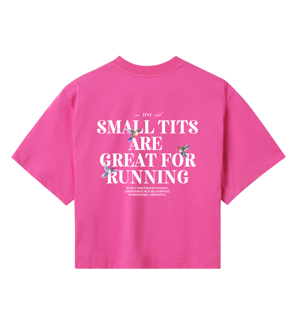 SMALL TITS ARE GREAT FOR RUNNING Crop Top
