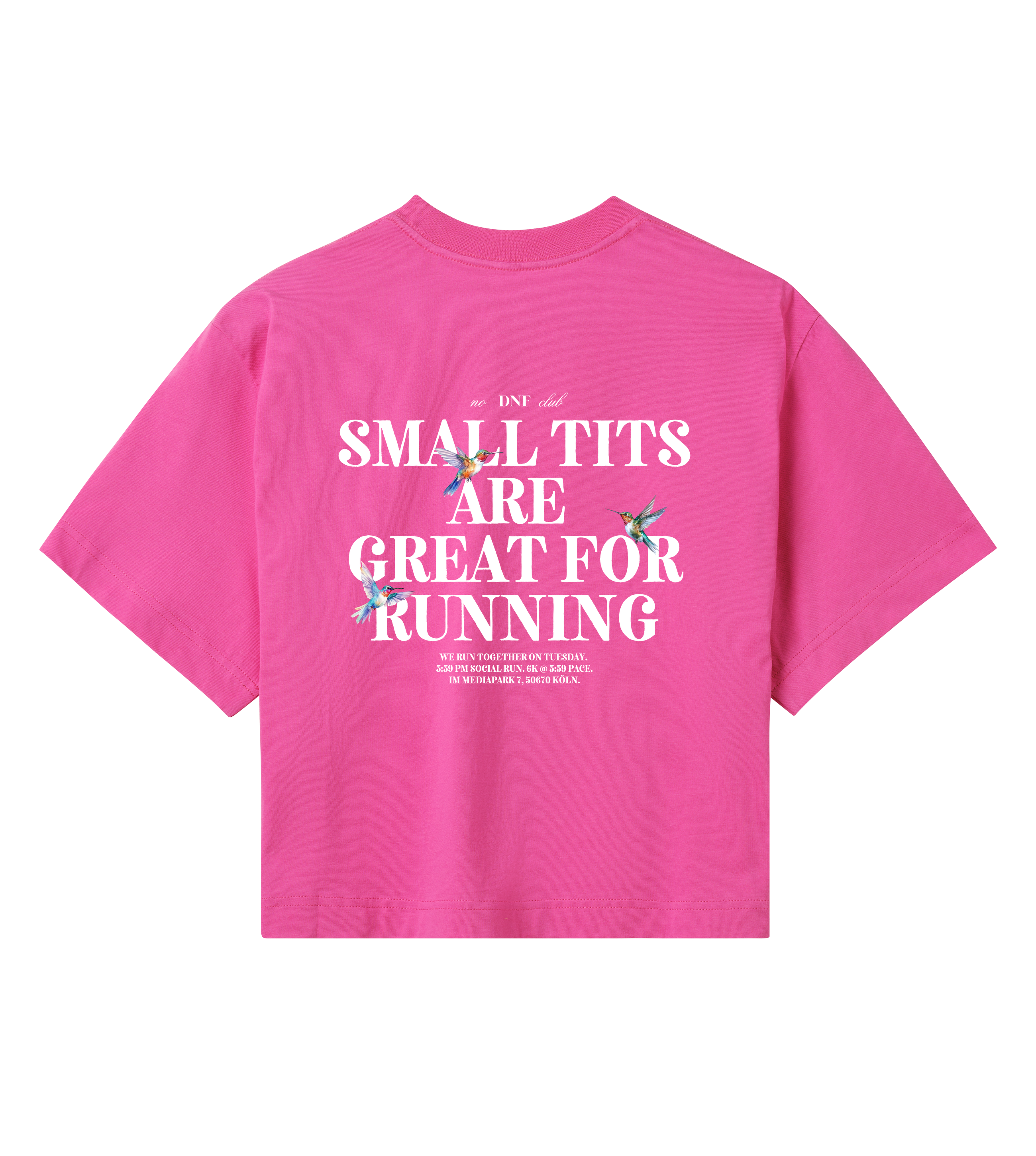 SMALL TITS ARE GREAT FOR RUNNING Crop Top