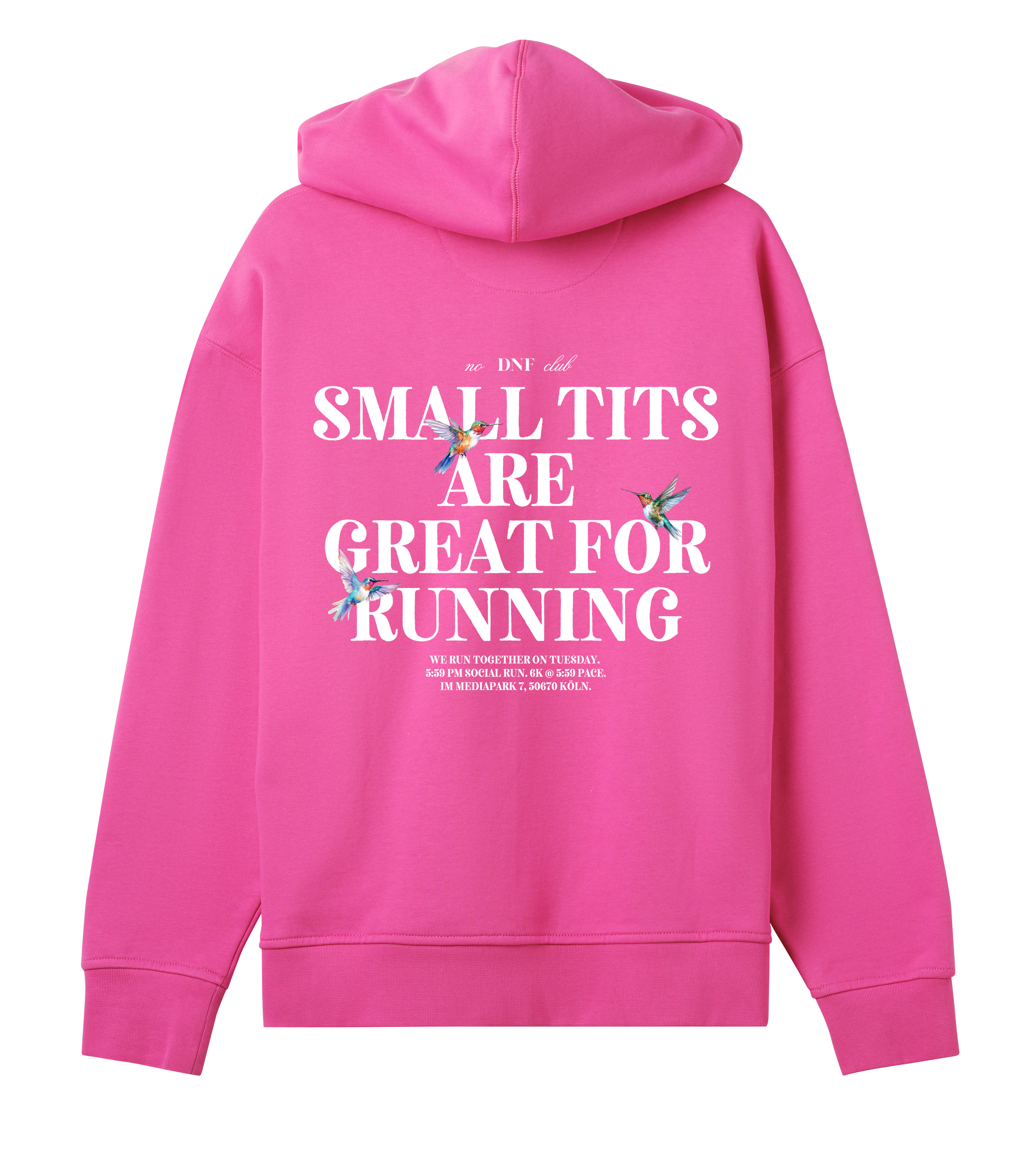 SMALL TITS ARE GREAT FOR RUNNING Women's Hoodie