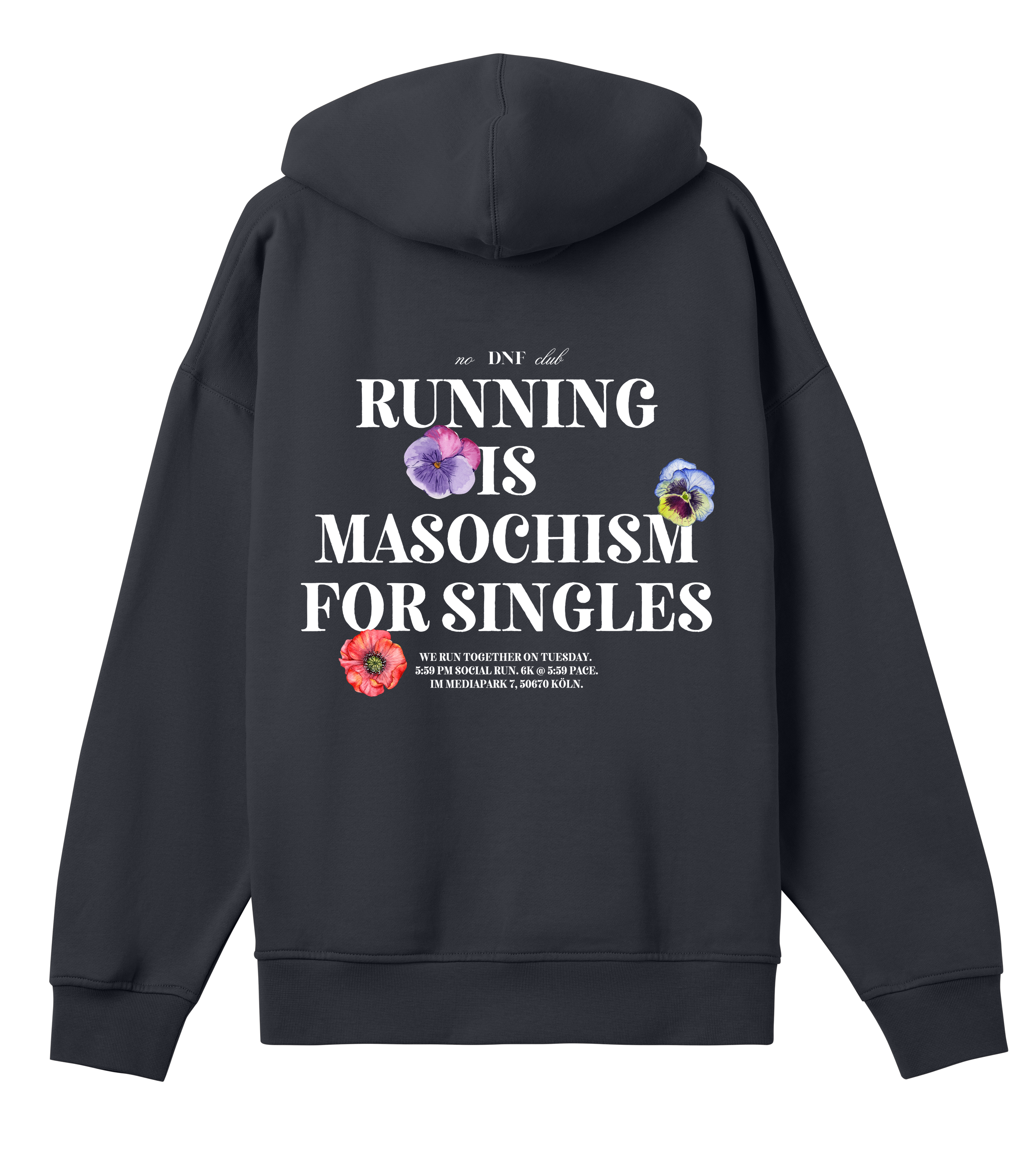 RUNNING IS MASOCHISM FOR SINGLES Hoodie