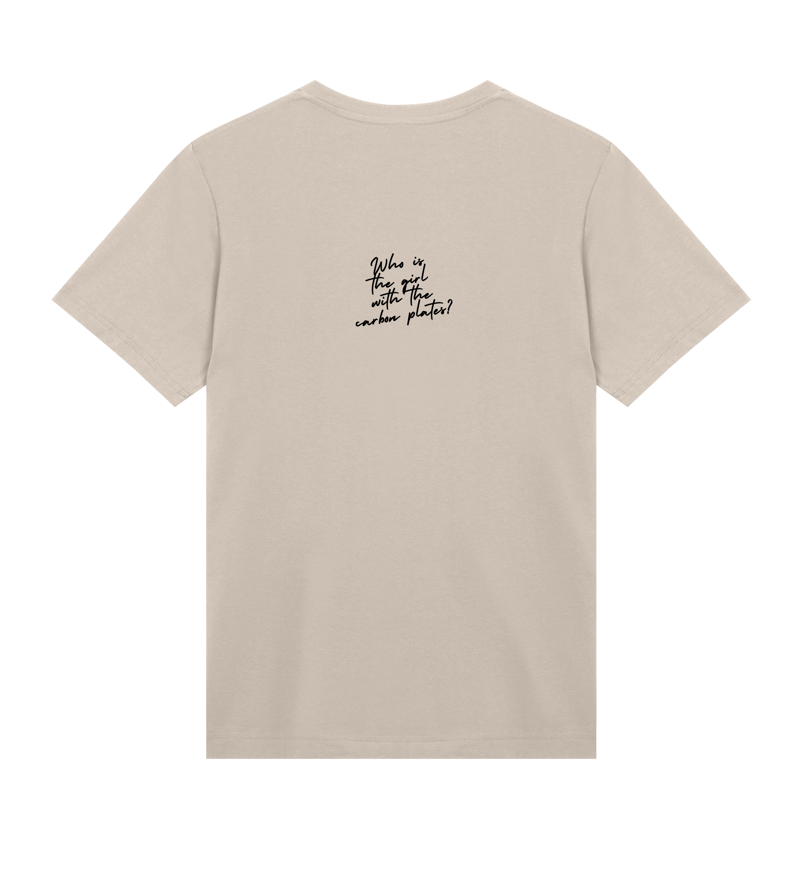 WHO'S THE GIRL WITH THE CARBON PLATES? Tee