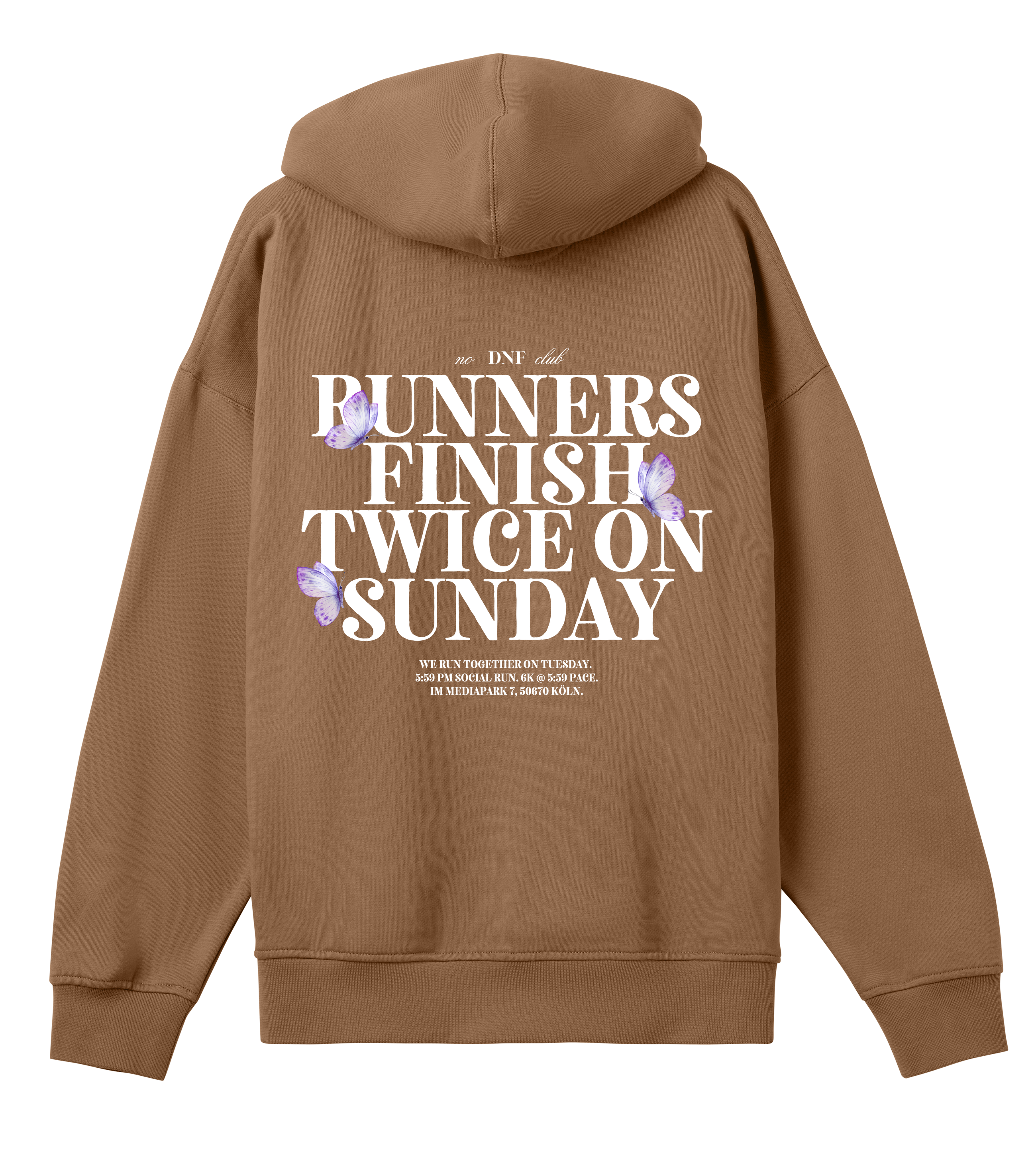 RUNNERS FINISH TWICE ON SUNDAYS Hoodie