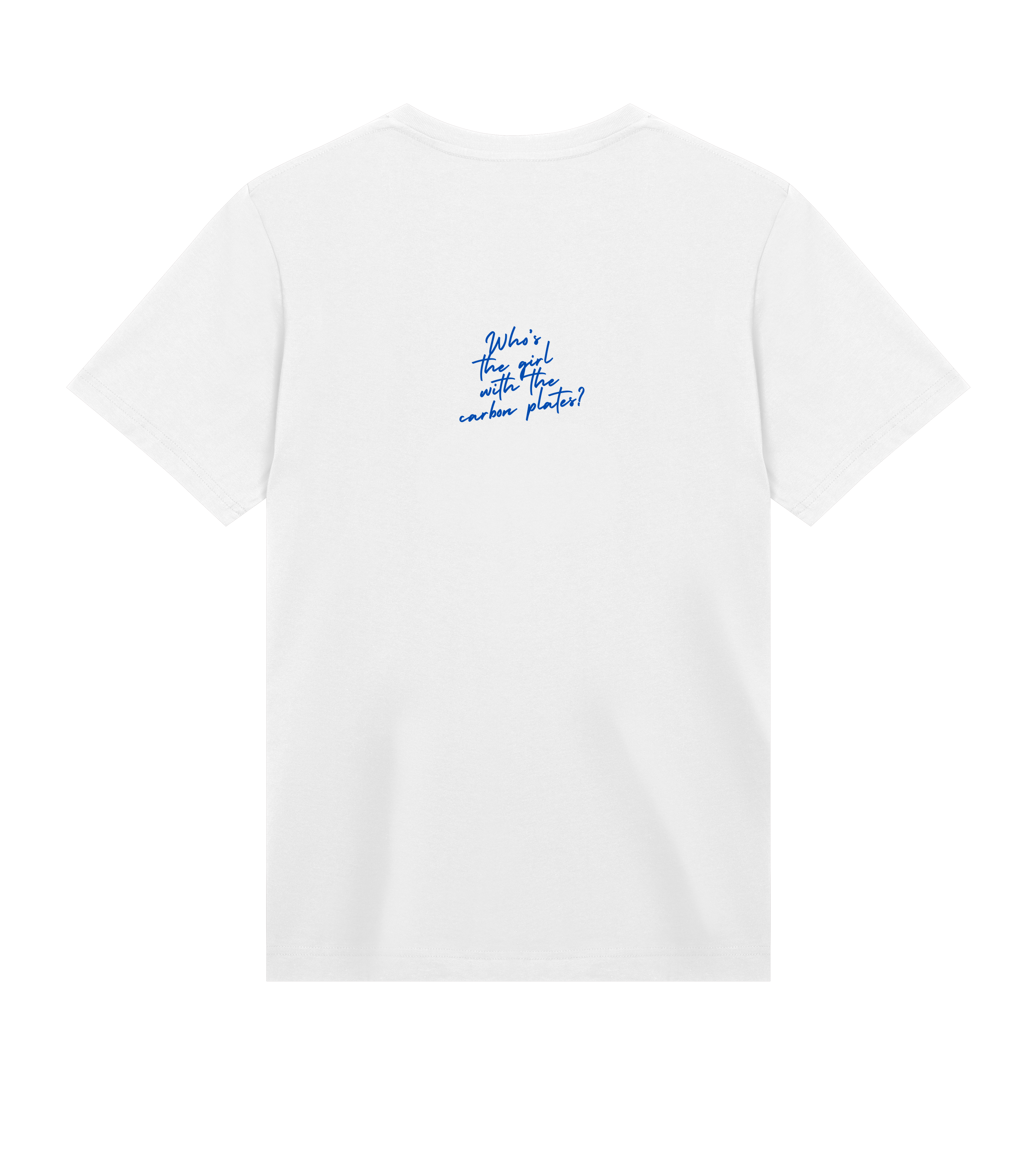WHO'S THE GIRL WITH THE CARBON PLATES? Tee
